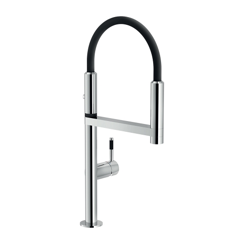 Immagine di Nobili MOVE miscelatore monocomando per lavello, con bocca girevole, finitura cromo MV92400/50CR