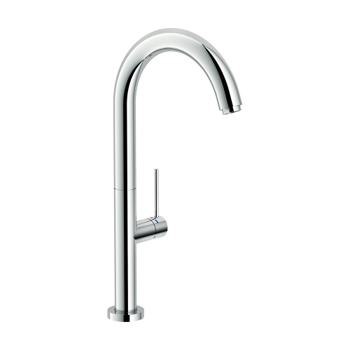 Immagine di Nobili POP miscelatore monocomando per lavello, con bocca girevole 360°, finitura cromo PO108113CR