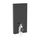 Geberit MONOLITH modulo sanitario per WC a pavimento H.101 cm, rivestimento laterale in alluminio nero cromato, rivestimento frontale colore bianco finitura vetro lucido 131.002.SJ.6