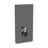 Immagine di Geberit MONOLITH modulo sanitario per WC sospeso H.101 cm, rivestimento laterale in alluminio nero cromato, rivestimento frontale colore lava finitura vetro lucido 131.027.JK.5