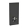 Geberit MONOLITH modulo sanitario per WC sospeso H.114 cm, rivestimento laterale in alluminio nero cromato, rivestimento frontale colore nero finitura vetro lucido 131.031.SJ.6