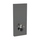 Geberit MONOLITH modulo sanitario per WC sospeso H.114 cm, rivestimento laterale in alluminio nero cromato, rivestimento frontale colore lava finitura vetro lucido 131.031.JK.5