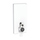 Geberit MONOLITH PLUS modulo sanitario per WC a pavimento H.101 cm, con ComfortLight, rivestimento laterale in alluminio, colore bianco finitura vetro lucido 131.202.SI.7