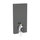 Geberit MONOLITH PLUS modulo sanitario per WC a pavimento H.101 cm, con ComfortLight, rivestimento laterale in alluminio nero cromato, colore lava finitura vetro lucido 131.202.JK.7