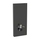 Geberit MONOLITH PLUS modulo sanitario per WC sospeso H.114 cm, rivestimento laterale in alluminio nero cromato, rivestimento frontale colore nero finitura vetro lucido 131.231.SJ.7