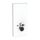 Geberit MONOLITH PLUS modulo sanitario per WC sospeso H.101 cm, rivestimento laterale in alluminio, rivestimento frontale colore bianco finitura vetro lucido 131.221.SI.7