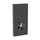 Geberit MONOLITH PLUS modulo sanitario per WC sospeso H.101 cm, rivestimento laterale in alluminio nero cromato, rivestimento frontale colore nero finitura vetro lucido 131.221.SJ.7