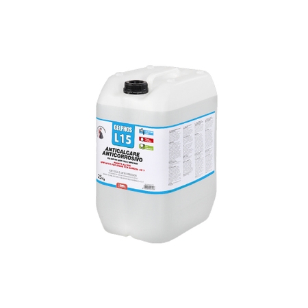 Immagine di Gel GELPHOS L 15 anticalcare e anticorrosivo per impianti idrici, durezza acqua <15 107.025.12