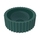 Flaminia SETTECENTO CUT lavabo Ø 44 cm da appoggio, in ceramica, senza foro per rubinetteria e senza troppopieno, colore smeraldo finitura lucido SECUTSME