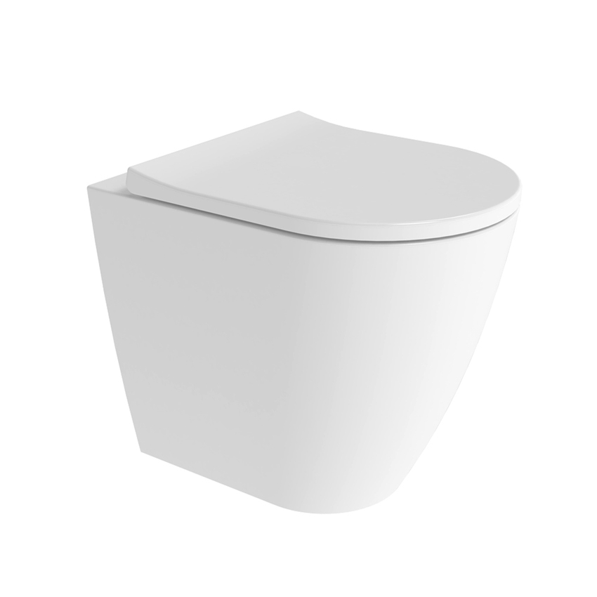 Immagine di Flaminia LINK51 vaso back to wall con sistema goclean®, scarico S/P, senza sedile, colore bianco finitura lucido LK119G