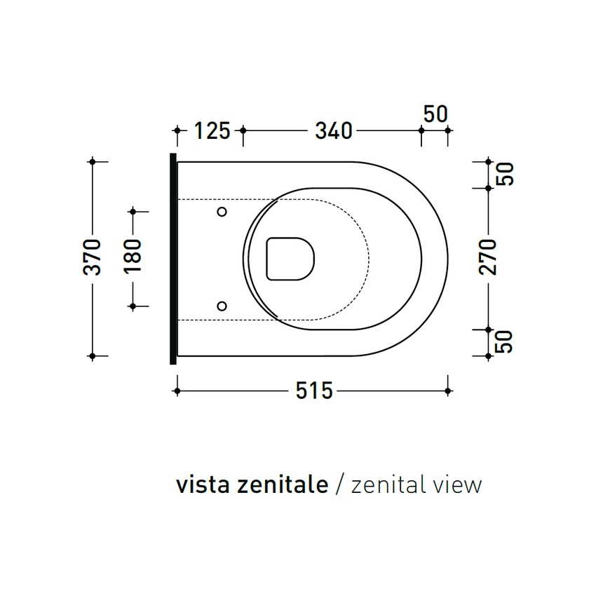 Immagine di Flaminia LINK51 vaso back to wall con sistema goclean®, scarico S/P, senza sedile, colore bianco finitura lucido LK119G