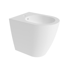 Immagine di Flaminia LINK51 bidet back to wall monoforo, con troppopieno, colore bianco finitura lucido LK219