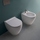 Flaminia LINK51 set sanitari back to wall, vaso con scarico S/P, sistema gosilent® e coprivaso slim con discesa rallentata, bidet monoforo con troppopieno, colore bianco finitura lucido LK119G+LK219+LKCW09