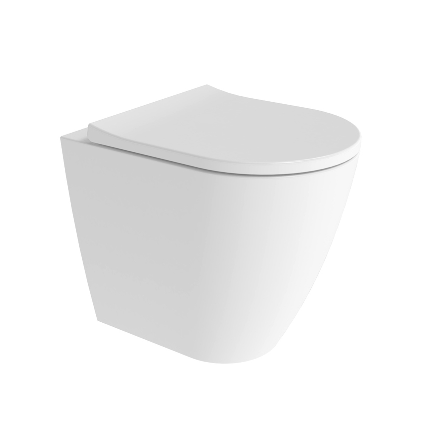 Immagine di Flaminia LINK51 vaso back to wall con sistema goclean®, scarico S/P, senza sedile, per ristrutturazioni, colore bianco finitura lucido LK119RG