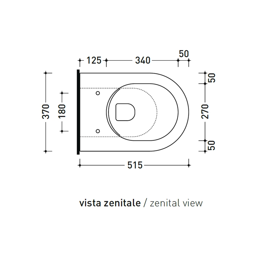 Immagine di Flaminia LINK51 vaso back to wall con sistema goclean®, scarico S/P, senza sedile, per ristrutturazioni, colore bianco finitura lucido LK119RG