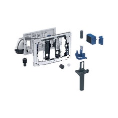 Immagine di Geberit DUOFRESH sistema con aspirazione e igienizzante per cassette da incasso Sigma 8 cm finitura cornice cromo lucido 115.052.21.2