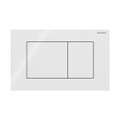 Immagine di Geberit SIGMA40 placca di comando per risciacquo a due quantità, colore bianco finitura vetro lucido 115.629.SI.1