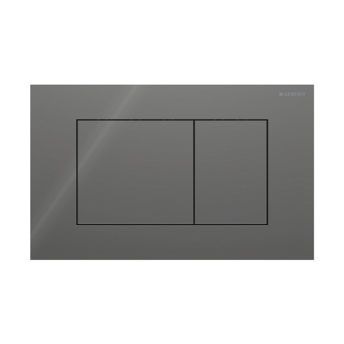 Immagine di Geberit SIGMA40 placca di comando per risciacquo a due quantità, colore lava finitura vetro lucido 115.629.JK.1