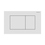 Immagine di Geberit SIGMA40 placca di comando per risciacquo a due quantità, colore bianco finitura opaco 115.629.JT.1