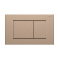 Immagine di Geberit SIGMA40 placca di comando per risciacquo a due quantità, colore oro rosso finitura spazzolato 115.629.QB.1