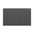 Immagine di Geberit SIGMA40 placca di comando per risciacquo a due quantità, colore nero cromo finitura spazzolato 115.629.QD.1
