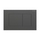 Geberit SIGMA40 placca di comando per risciacquo a due quantità, colore nero cromo finitura spazzolato 115.629.QD.1