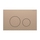 Geberit SIGMA40 placca di comando per risciacquo a due quantità, tasti rotondi, colore oro rosso finitura spazzolato 115.628.QB.1