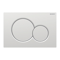 Immagine di Geberit SIGMA01  placca di comando per risciacquo a due quantità, finitura cromo satinato 115.770.JQ.5