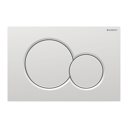 Immagine di Geberit SIGMA01  placca di comando per risciacquo a due quantità, finitura cromo satinato 115.770.JQ.5