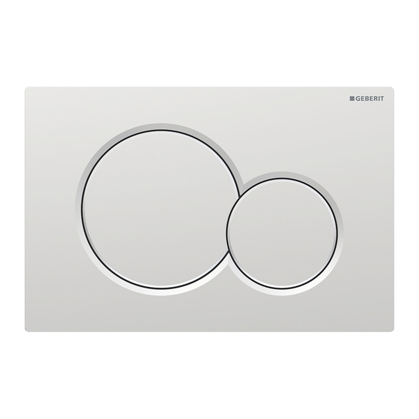 Immagine di Geberit SIGMA01  placca di comando per risciacquo a due quantità, finitura cromo satinato 115.770.JQ.5