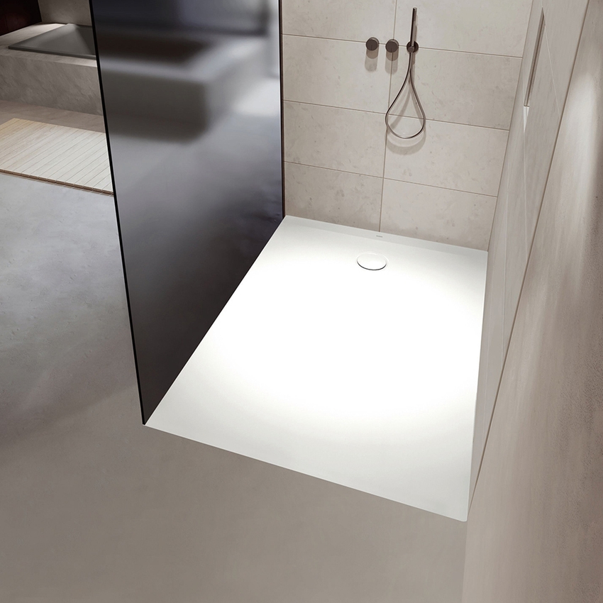 Immagine di Kaldewei CALIMA piatto doccia rettangolare L.90 P.70 cm, con Invisible Grip, colore bianco alpino finitura lucido 320811111001
