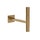 Gessi INCASTRI parte esterna miscelatore lavabo da parete P.22,4 cm, finitura warm bronze brushed PVD 75288#726