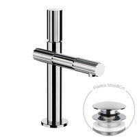 Immagine di Gessi INCASTRI miscelatore lavabo H.21,2 cm, con scarico Stop&Go, con flessibili, finitura cromo 75051#031