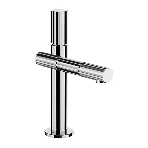 Immagine di Gessi INCASTRI miscelatore lavabo H.21,2 cm, senza scarico, con flessibili, finitura cromo 75002#031