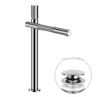 Immagine di Gessi INCASTRI miscelatore lavabo H.36,2 cm, con scarico Stop&Go, con flessibili, finitura cromo 75053#031