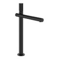 Immagine di Gessi INCASTRI miscelatore lavabo H.36,2 cm, senza scarico, con flessibili, colore nero finitura opaco 75004#299