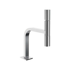 Immagine di Gessi INCASTRI miscelatore lavabo H.31,1 cm, senza scarico, con flessibili, finitura cromo 75202#031