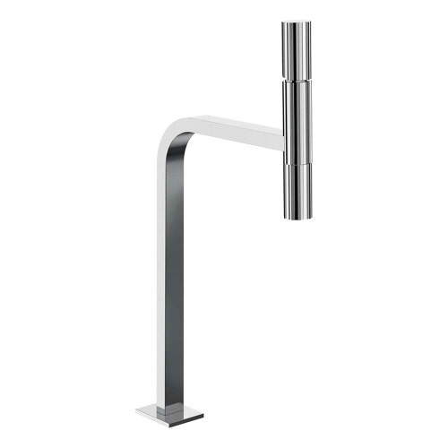 Immagine di Gessi INCASTRI miscelatore lavabo H.46,1 cm, senza scarico, con flessibili, finitura cromo 75204#031