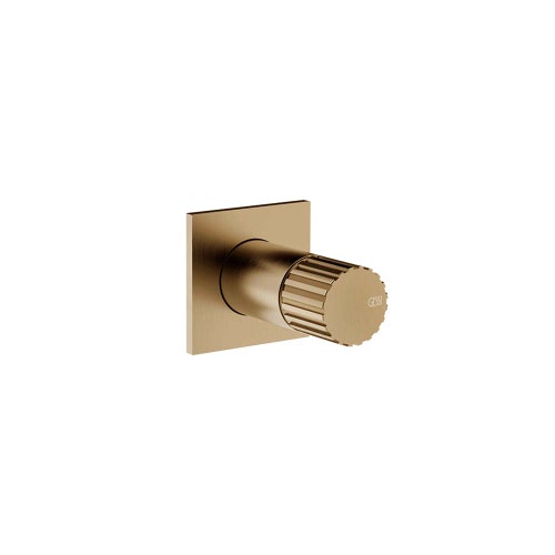 Immagine di Gessi INCASTRI comando remoto da parete, miscelazione meccanica, finitura warm bronze brushed PVD 75109#726