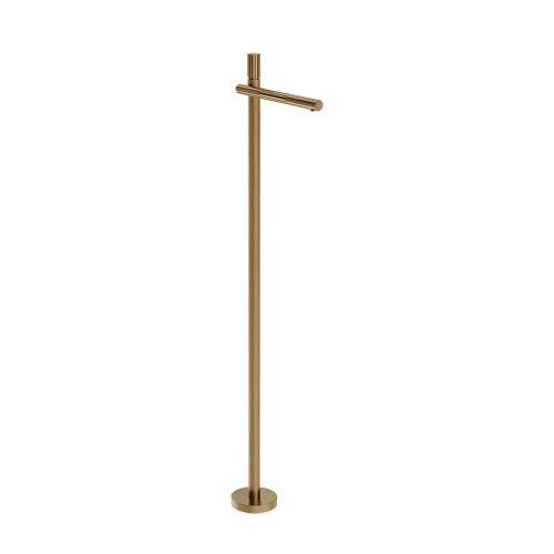 Immagine di Gessi INCASTRI miscelatore lavabo da terra, finitura warm bronze brushed PVD 75095#726