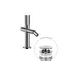Immagine di Gessi INCASTRI miscelatore bidet, con scarico Stop&Go e flessibili di collegamento, finitura cromo 75067#031