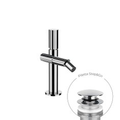 Immagine di Gessi INCASTRI miscelatore bidet, con scarico Stop&Go e flessibili di collegamento, finitura cromo 75067#031