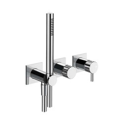 Immagine di Gessi INCASTRI miscelatore doccia a due vie, miscelazione meccanica, con doccetta, finitura cromo 75036#031