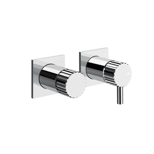 Immagine di Gessi INCASTRI miscelatore doccia a due vie, miscelazione meccanica, finitura cromo 75038#031