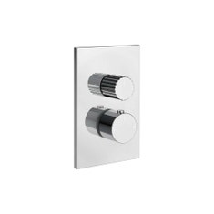 Immagine di Gessi INCASTRI miscelatore doccia a parete a una via, miscelazione termostatica, finitura cromo 75133#031