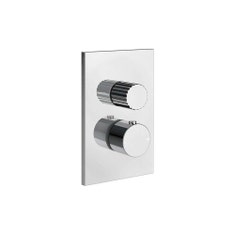 Immagine di Gessi INCASTRI miscelatore doccia a parete a tre vie, miscelazione termostatica, finitura cromo 75137#031