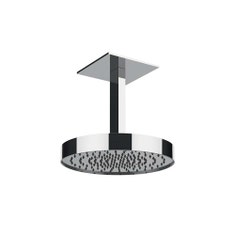Immagine di Gessi SHOWER soffione doccia da soffitto H.27 cm, Ø 30 cm, senza scarico, finitura crome 63072#031