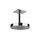 Gessi SHOWER soffione doccia da soffitto H.27 cm, Ø 30 cm, senza scarico, finitura crome 63072#031