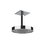 Immagine di Gessi SHOWER soffione doccia da soffitto H.27 cm, Ø 30 cm, senza scarico, finitura crome 63072#031