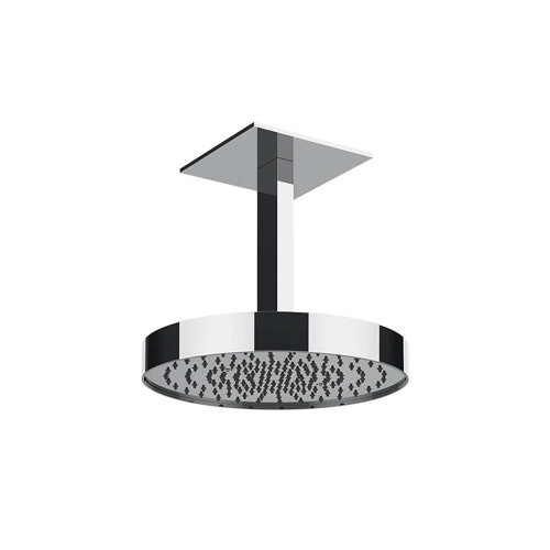 Immagine di Gessi SHOWER soffione doccia da soffitto H.27 cm, Ø 30 cm, senza scarico, finitura crome 63072#031